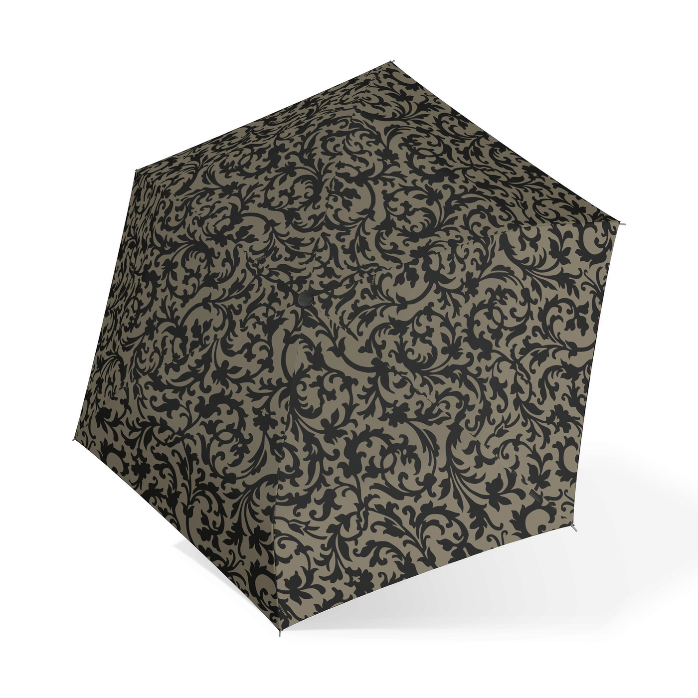 Parapluie pliable rétractable mini baroque taupe - reisenthel