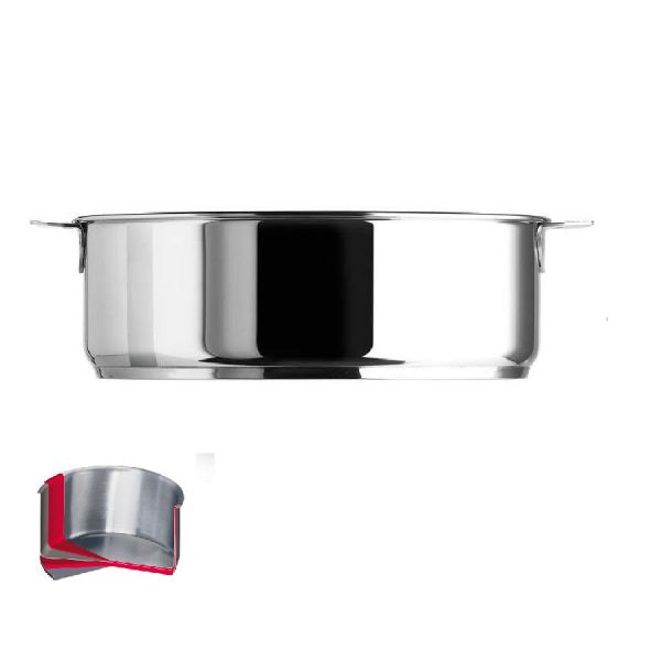 Sauteuse inox 30 cm casteline multiply amovible- cristel