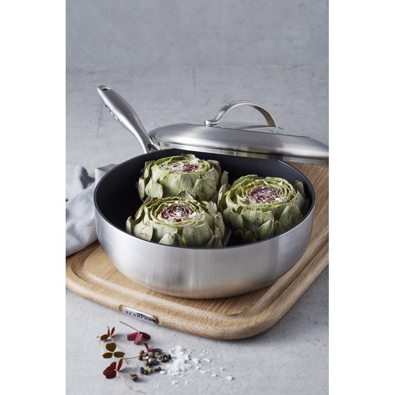 Sauteuse antiadhésive avec couvercle ctx ø26 cm - scanpan