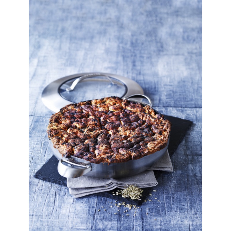 Sauteuse chef antiadhesive avec coucercle ctx 32cm - scanpan