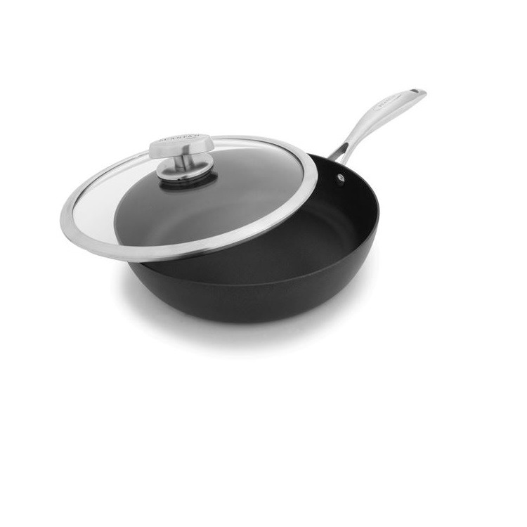 Sauteuse anti adherente pro iq 28 cm avec couvercle - scanpan