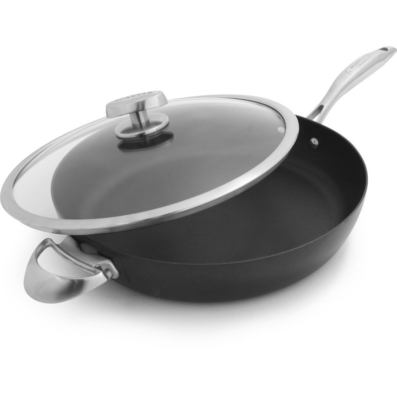 Sauteuse anti adherente pro iq 32 cm avec couvercle - scanpan