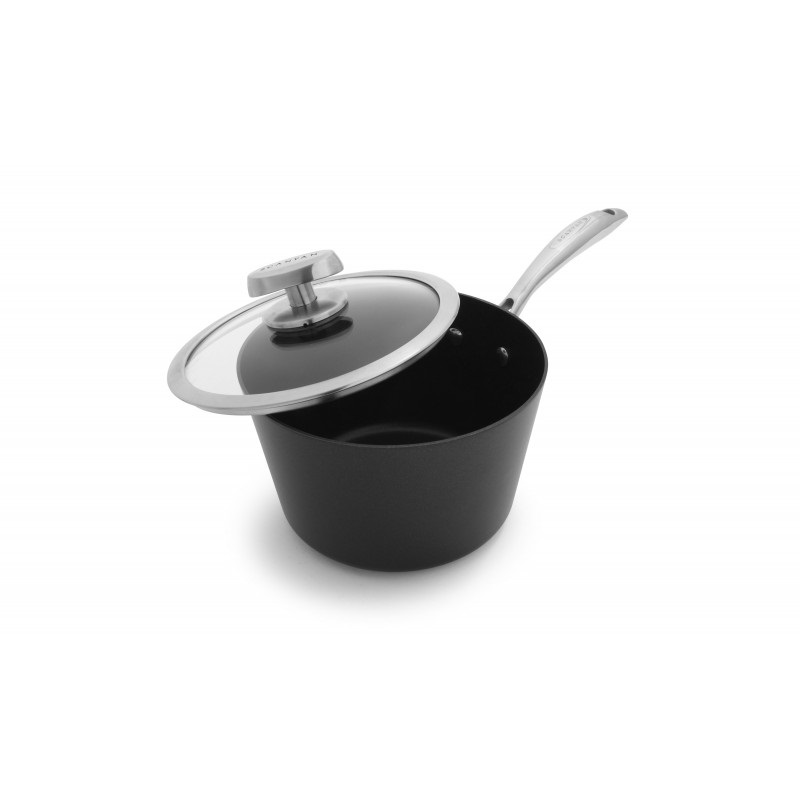 Casserole antiadhesive avec couvercle pro iq 18 cm - scanpan