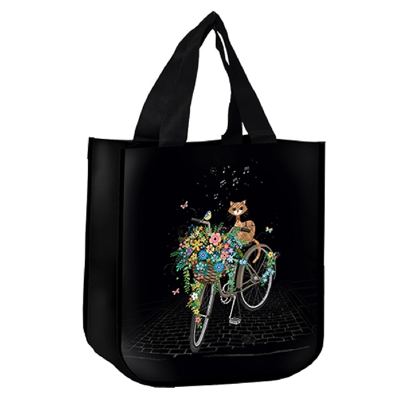 Sac cabas bug arts jewels chat velo fleurs - kiub