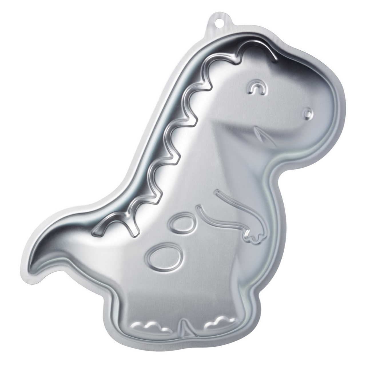 Moule à gâteau en forme de dinosaure anodisé argent 22x32 cm - kitchencraft