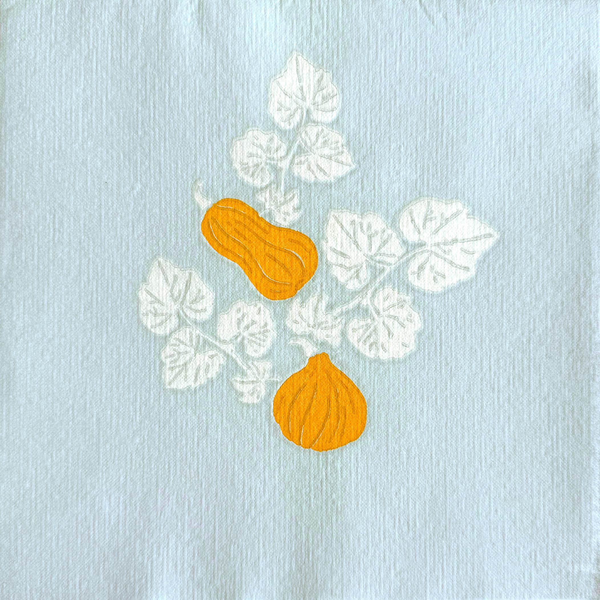 Lot de 20 serviettes en papier intissé 40x40 cm butternut - francoise paviot