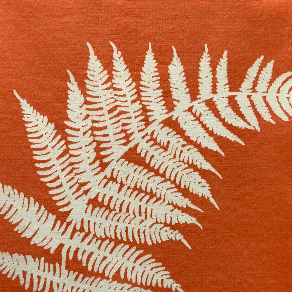 Lot de 20 serviettes de table intisse 40 x 40 cm fougere orange - francoise paviot