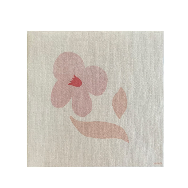 Lot de 20 serviettes en papier intissé 40x40 cm décor fleur d'oranger - francoise paviot