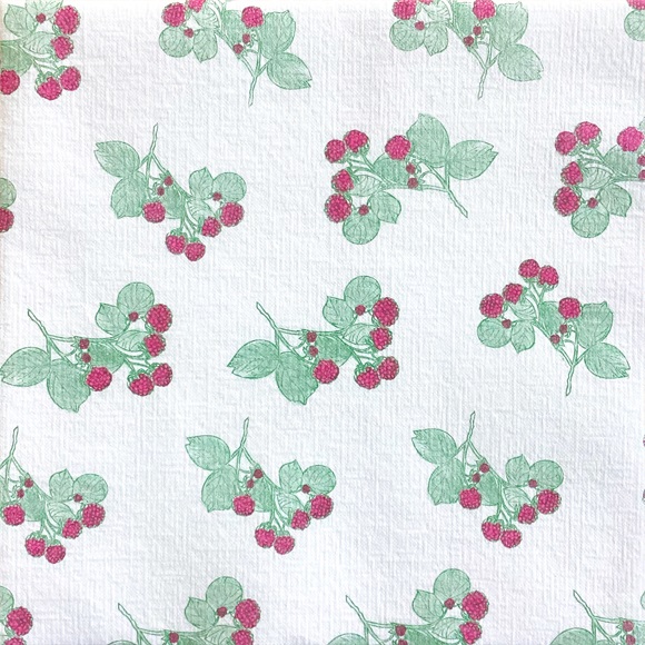 Lot de 20 serviettes en papier intissé 40x40 cm framboise - francoise paviot