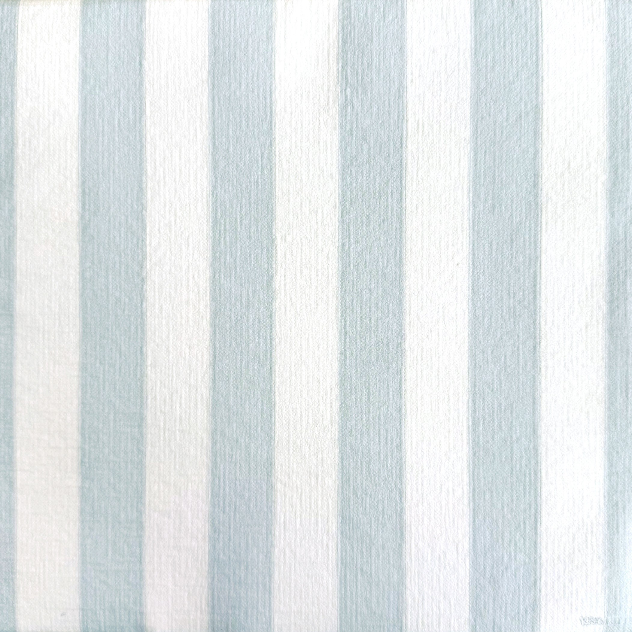 Lot de 20 serviettes en papier intissé 40x40 cm rayure bleu gris - francoise paviot