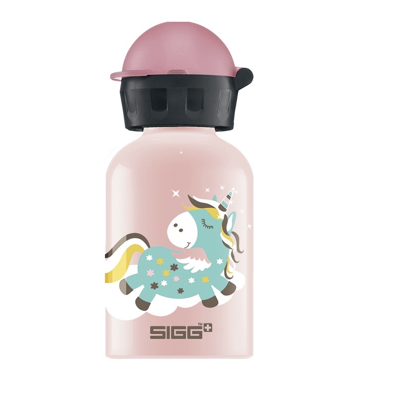 Gourde en metal 30 cl decor licorne - sigg 