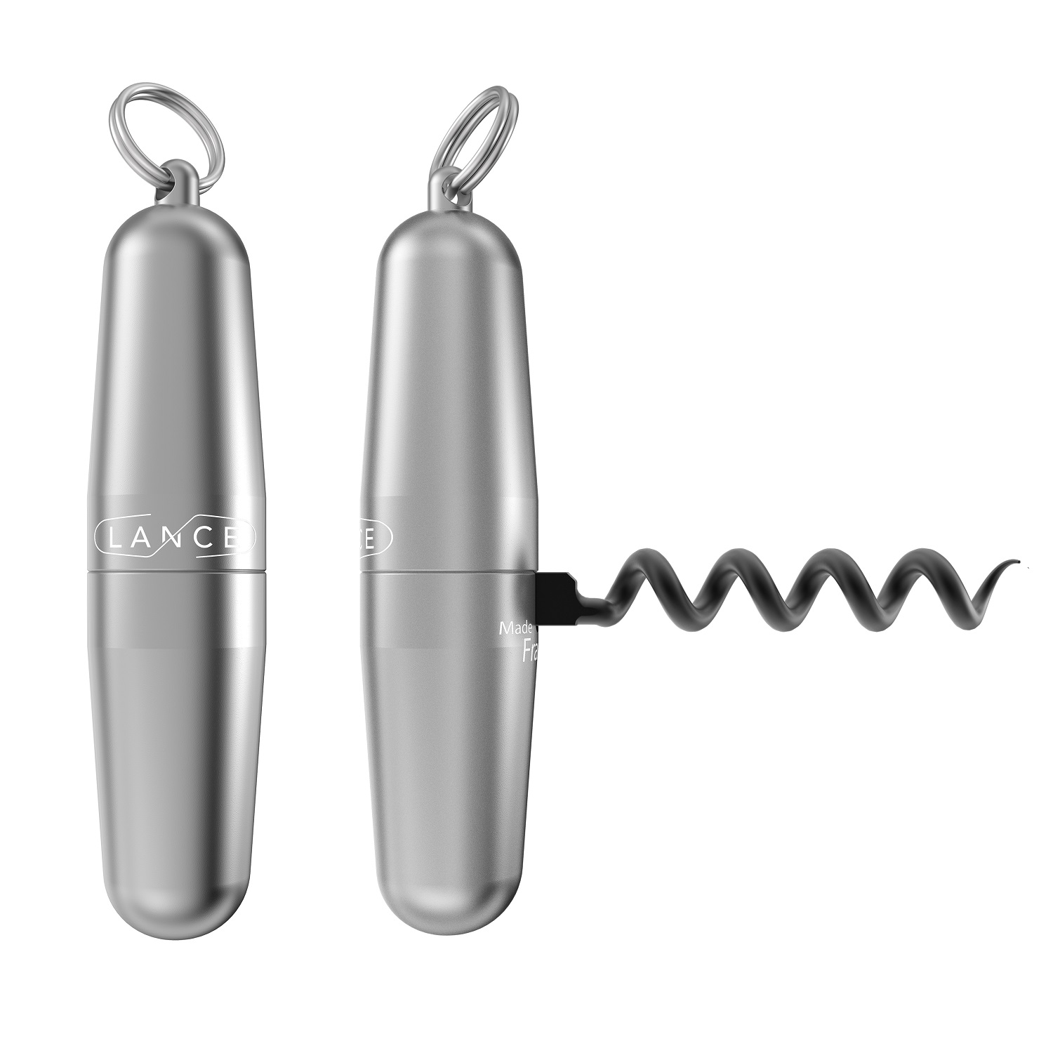 Tire-bouchon compact design métal avec anneau - lance