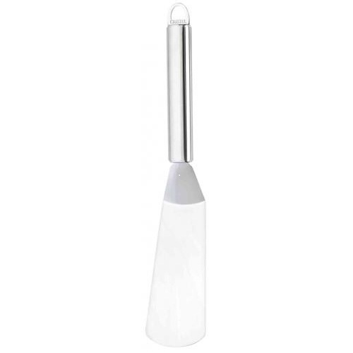 Spatule large coudee en inox - cristel