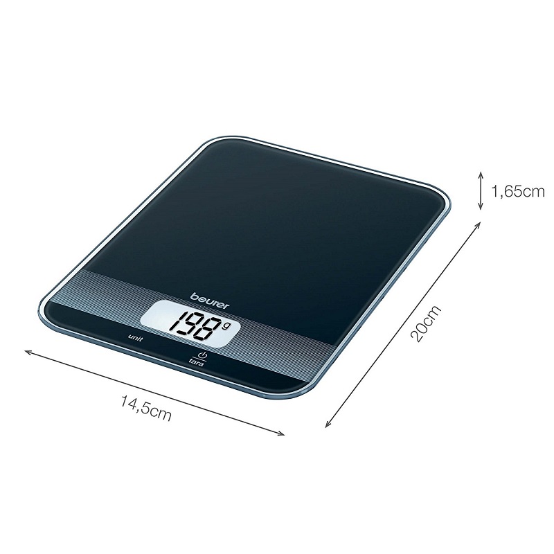 Balance electronique noir 5kg- 1g - beurer