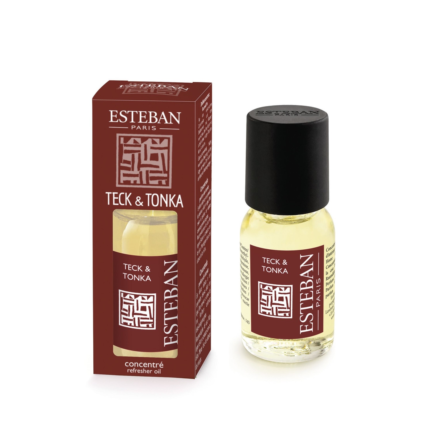 Concentré de parfum teck et tonka 15 ml - esteban