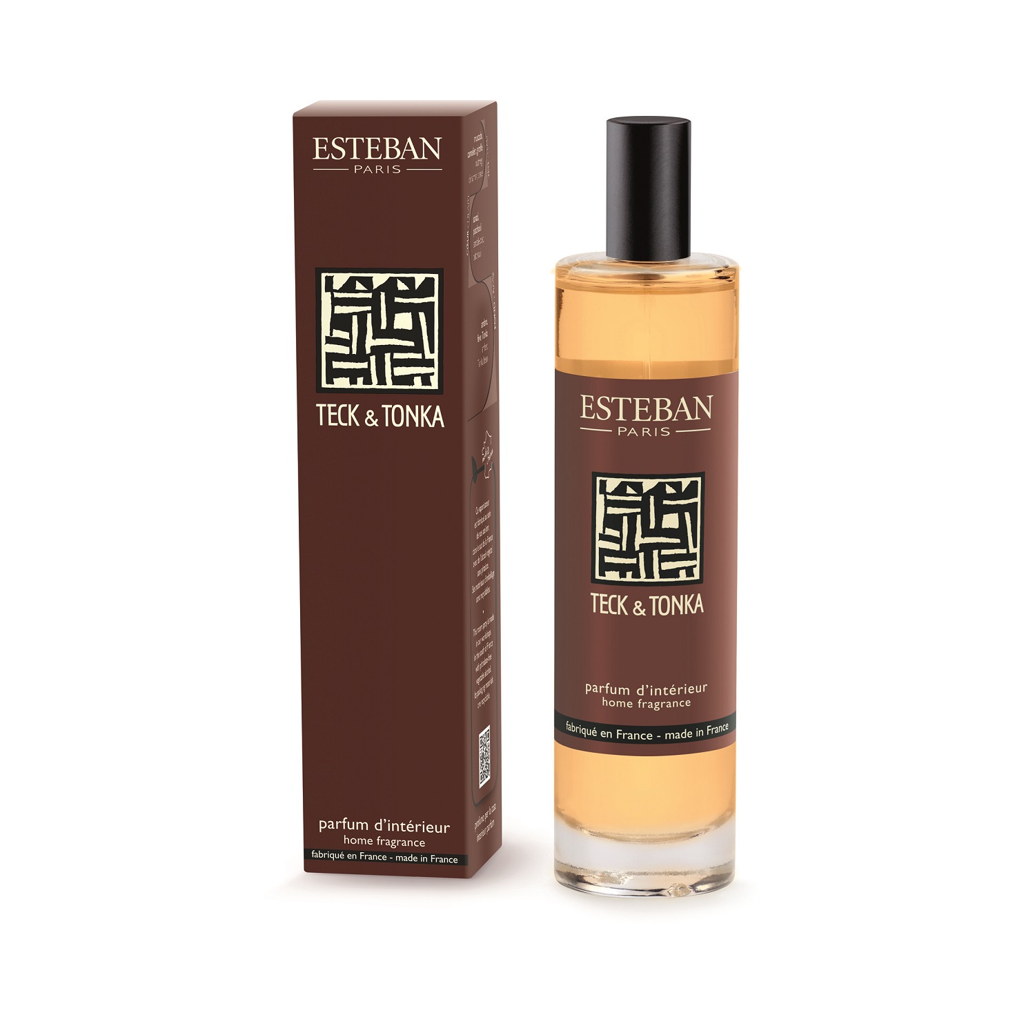 Teck et tonka, vaporisateur spray parfumé 75 ml - esteban