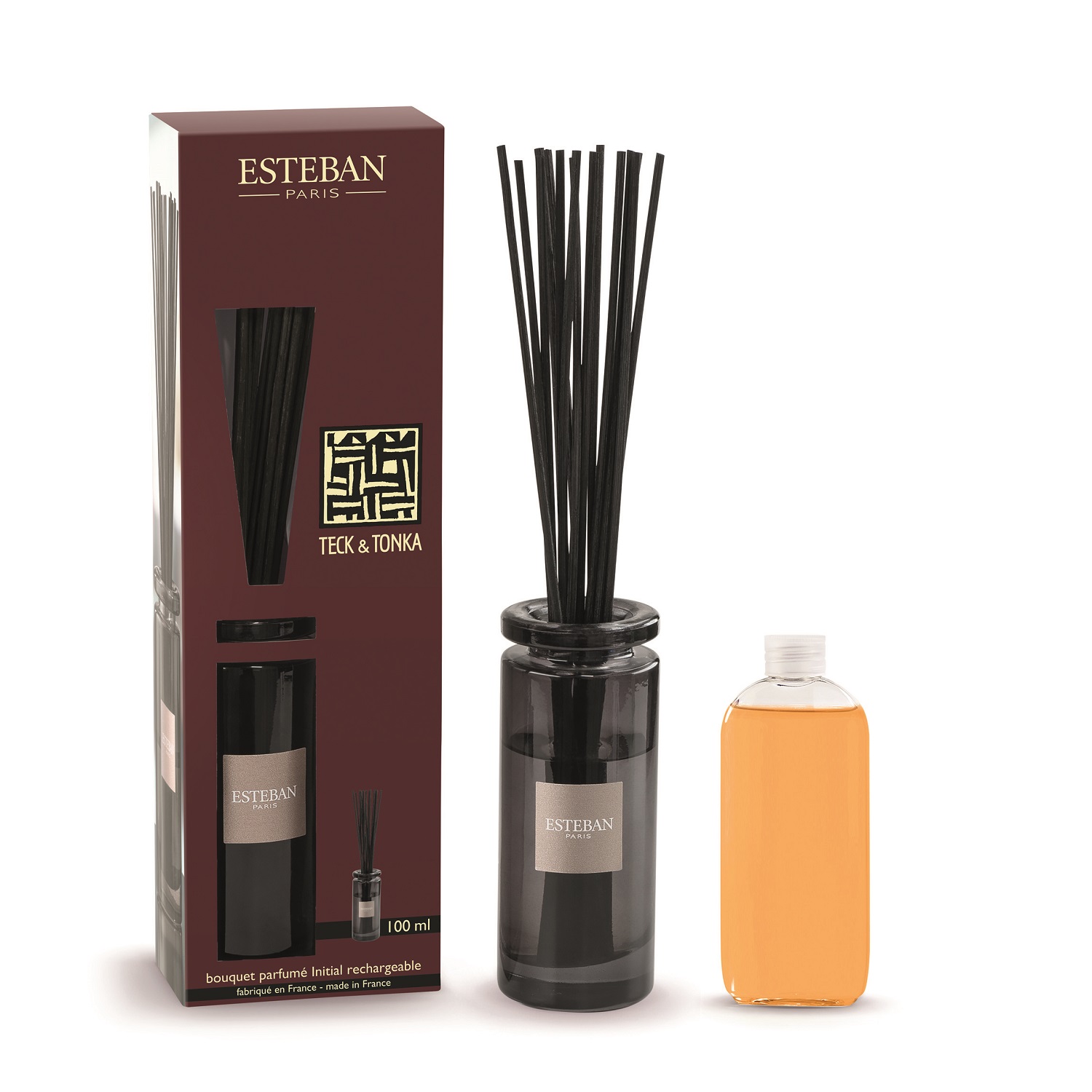 Teck et tonka, bouquet parfumé initial 100ml - esteban
