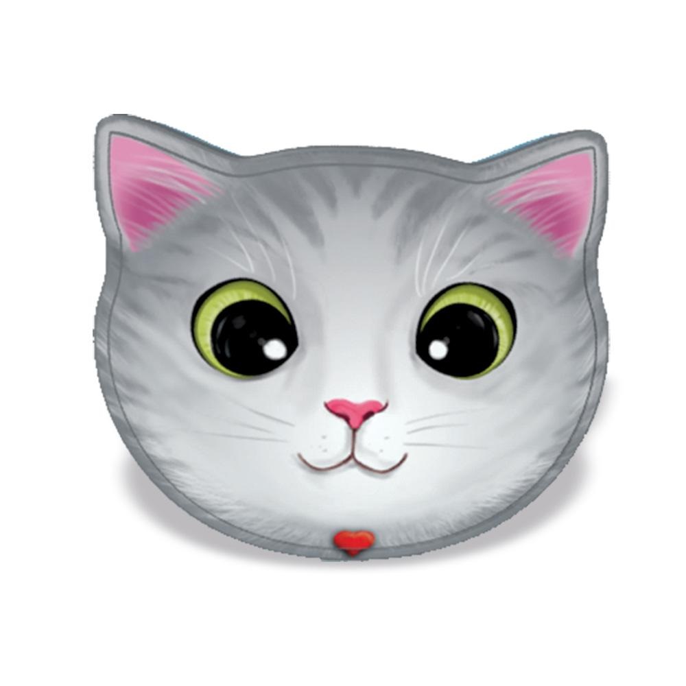 Boite tete de chat gris - moldeo