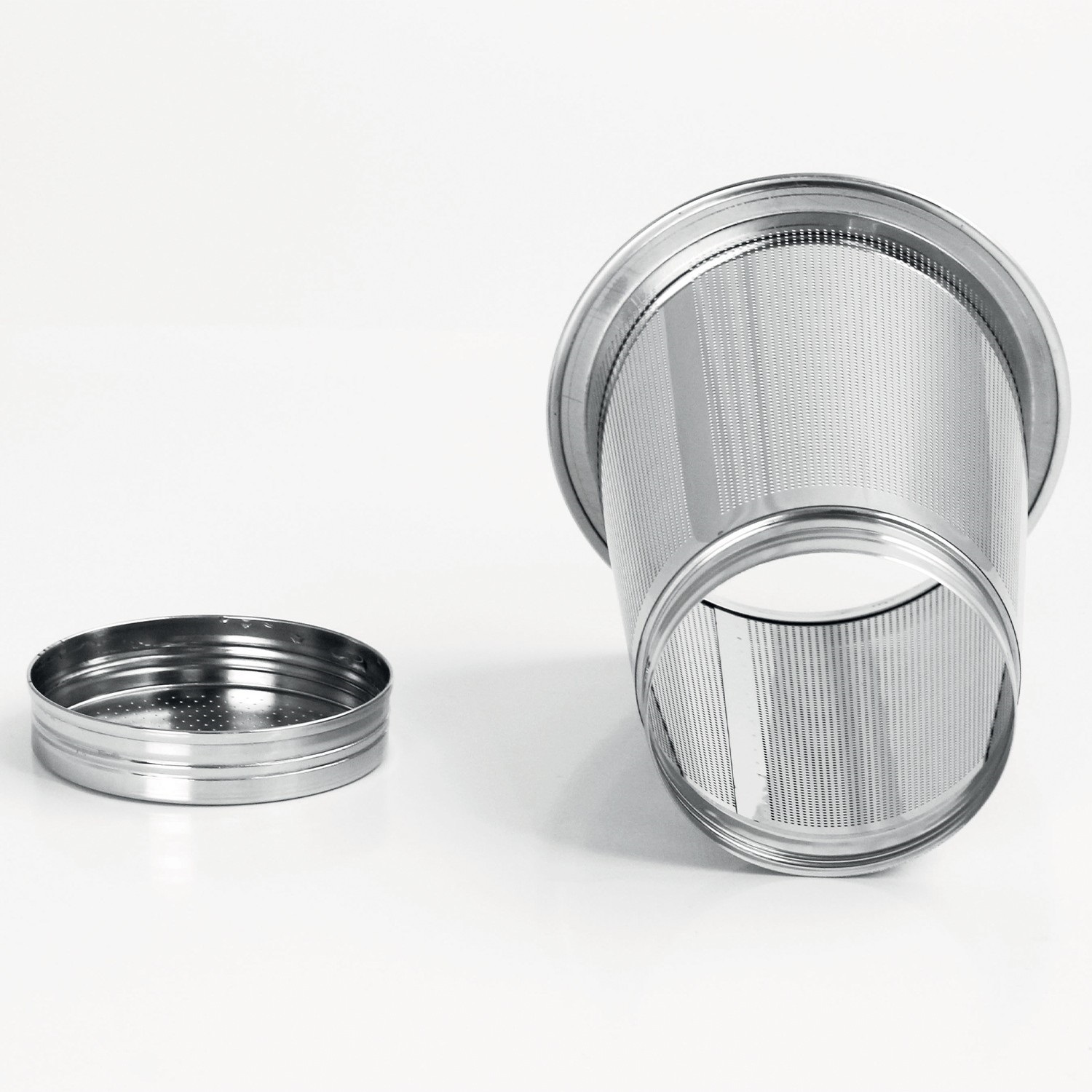 Breakfast - théière striée en verre avec filtre dévissable 1,2 l - cristel