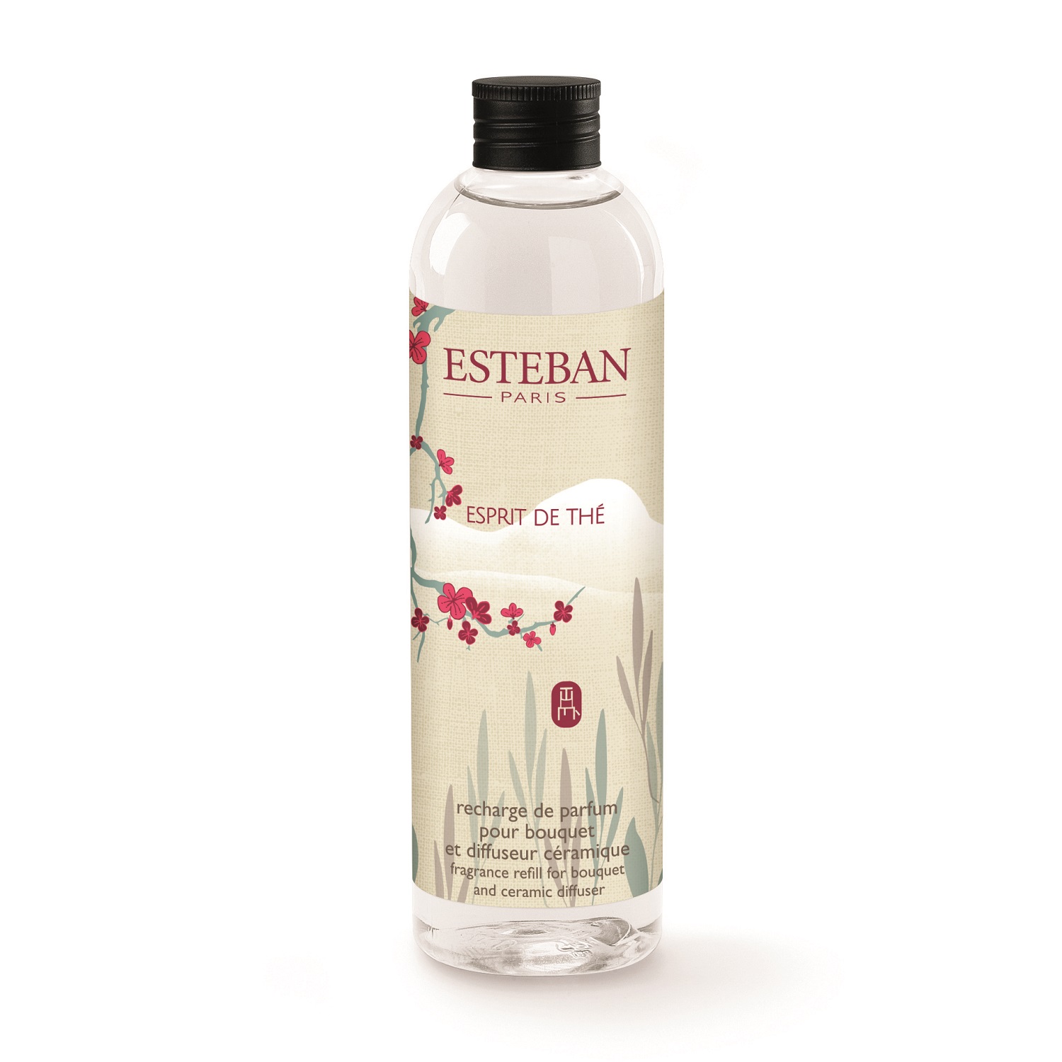 Esprit de thé, recharge de parfum 250 ml pour bouquet - esteban