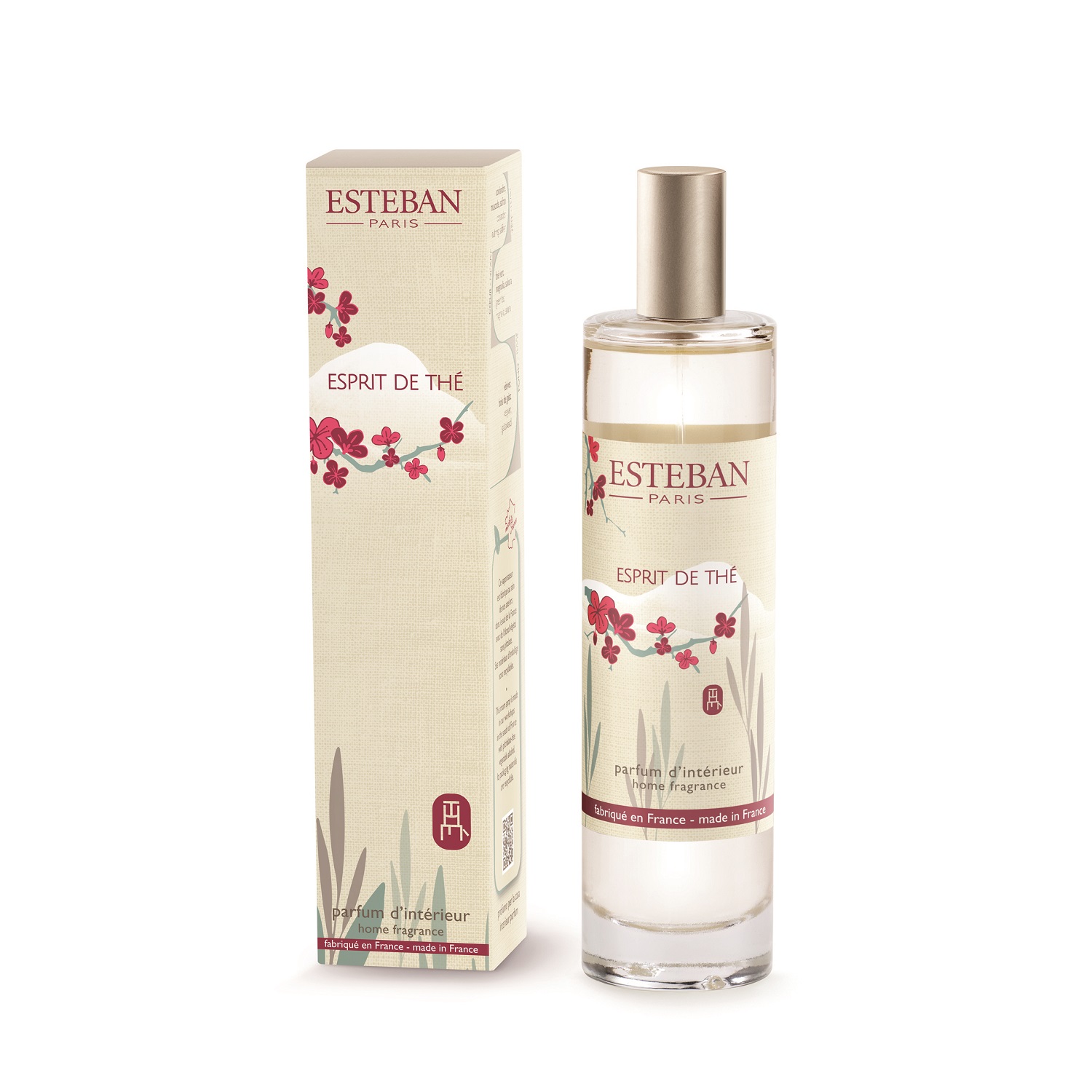 Esprit de thé, vaporisateur spray parfumé 75 ml - esteban