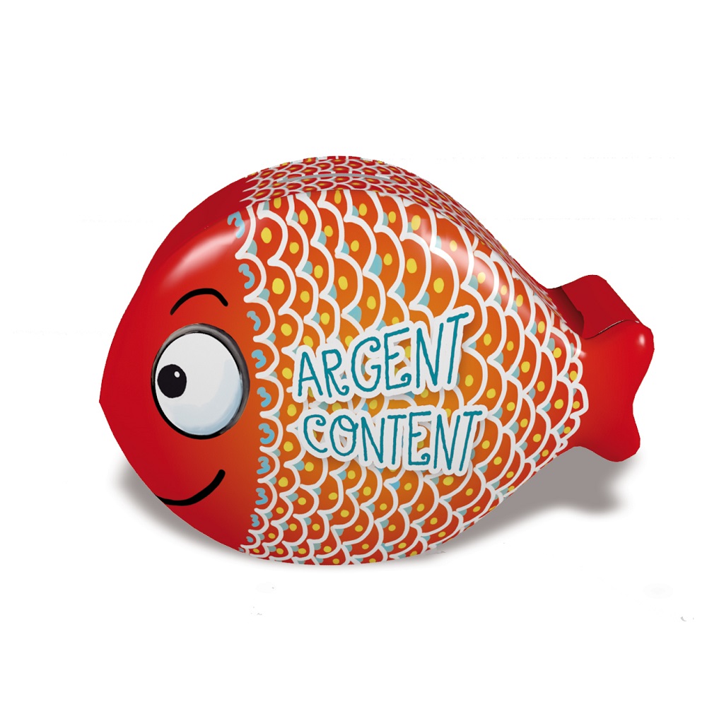 Tirelire argent content - moldeo