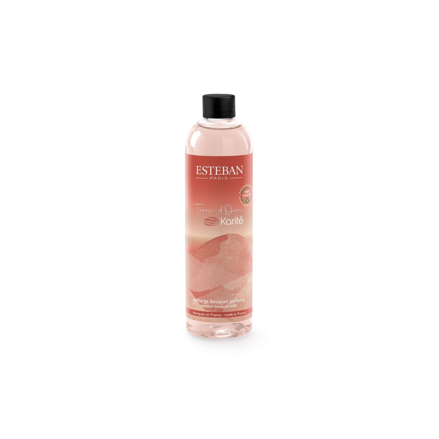 Terre d'ocre karité, recharge de parfum 250 ml pour bouquet - esteban