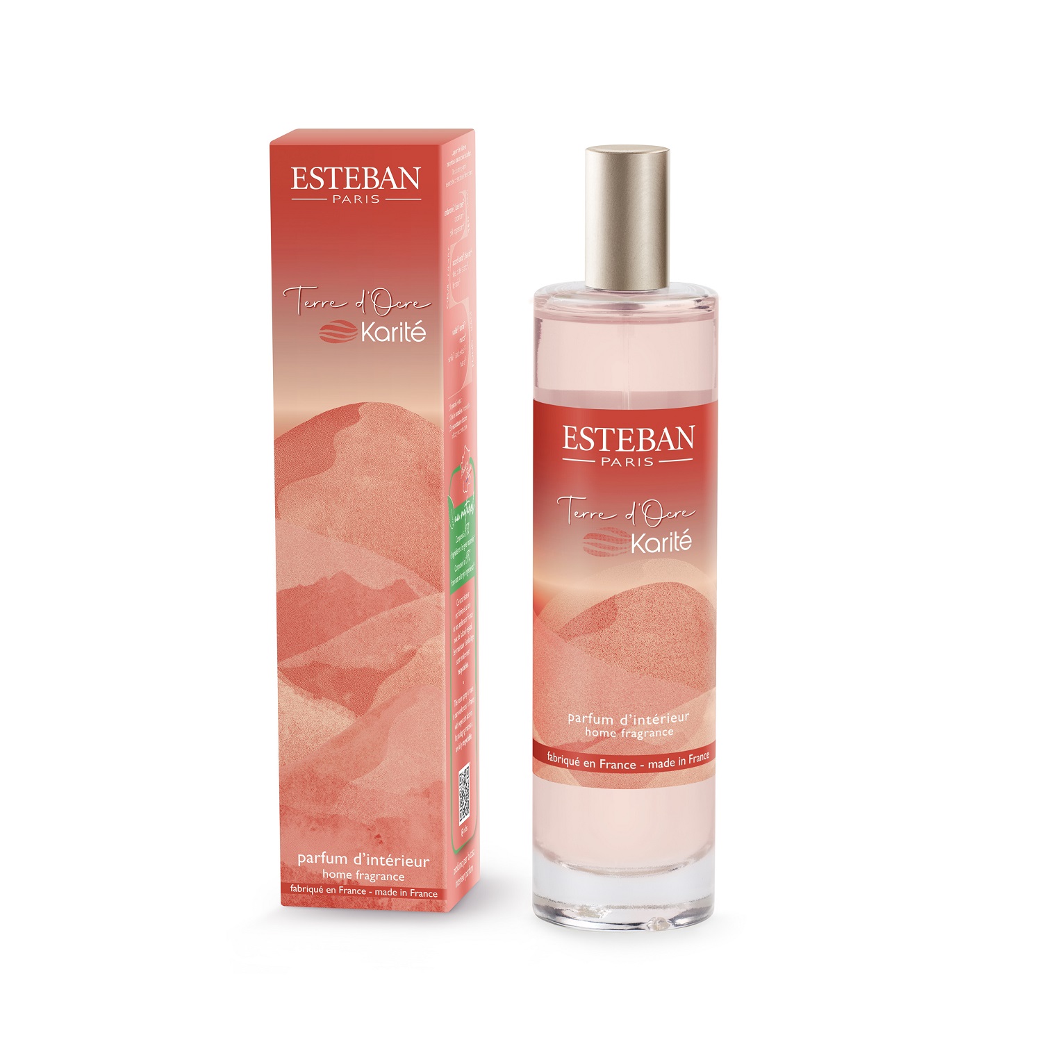 Terre d ’ocre karité, vaporisateur spray parfumé 75 ml - esteban