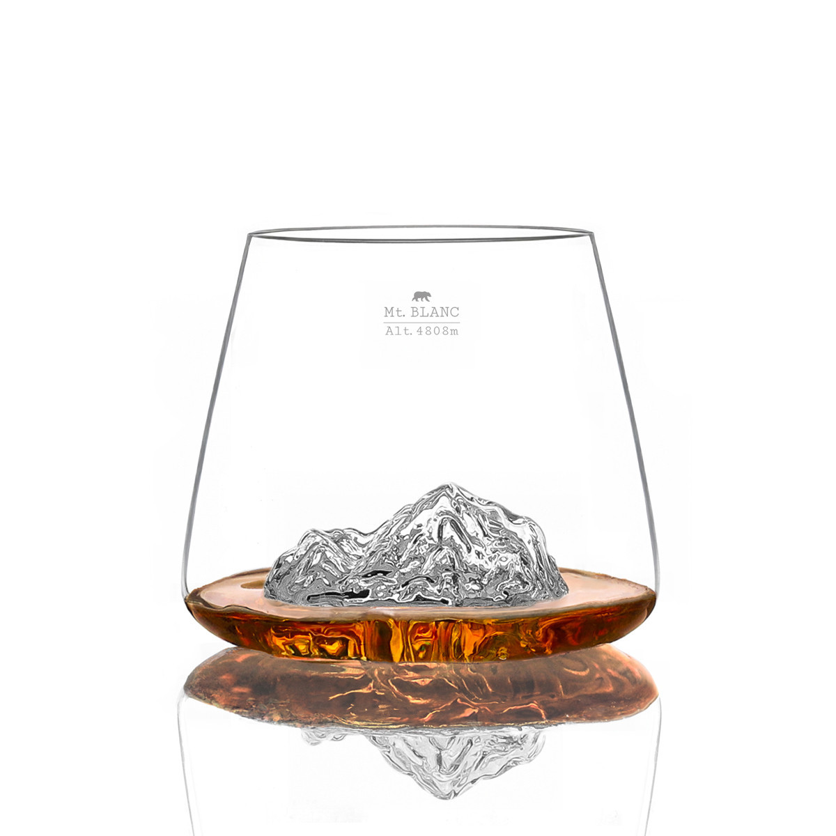 Set de 2 verres everest et mont blanc topographic - alaskan maker