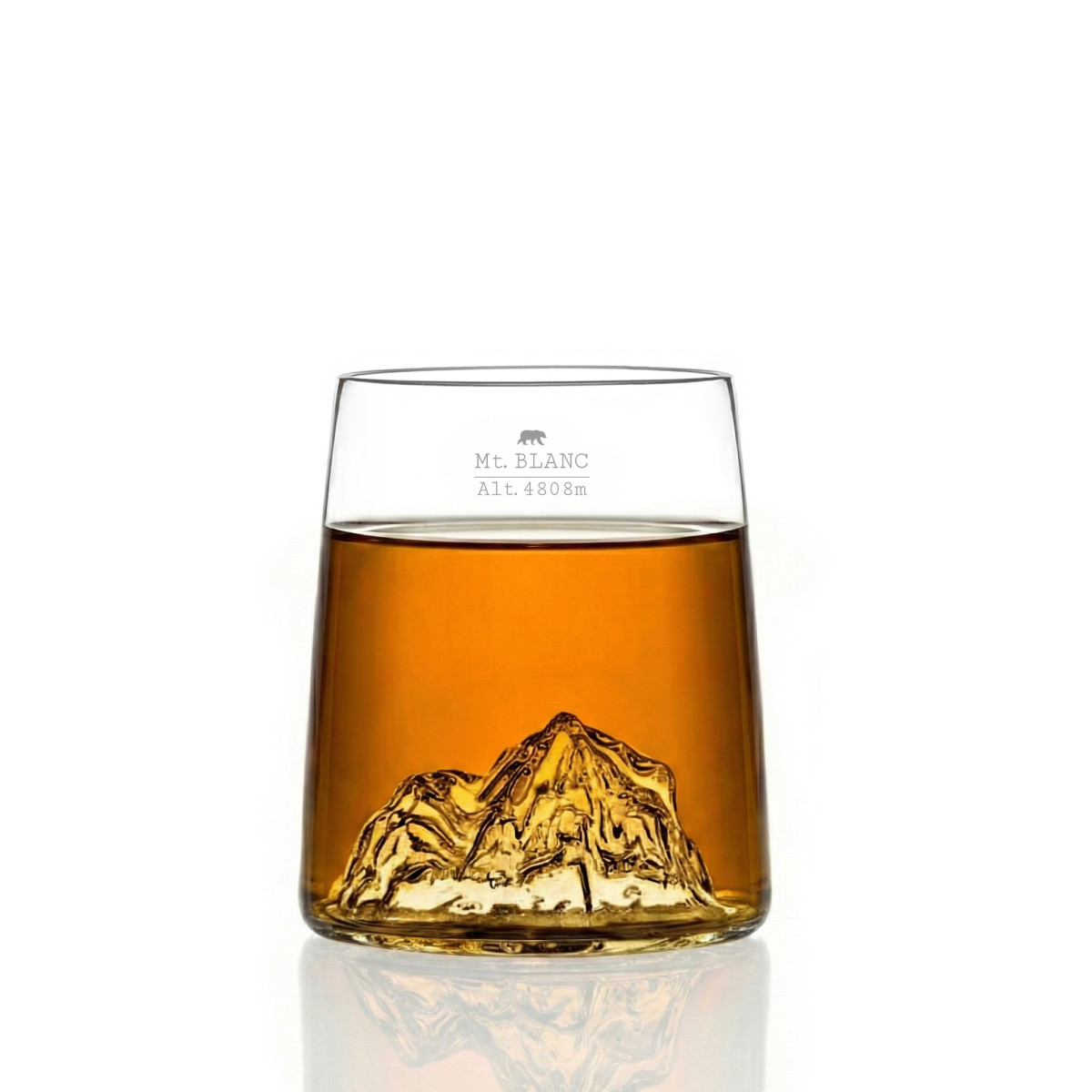 Coffret de 4 shooters topographic, everest, mont blanc, matterhorn, pic du midi - alaskan maker
