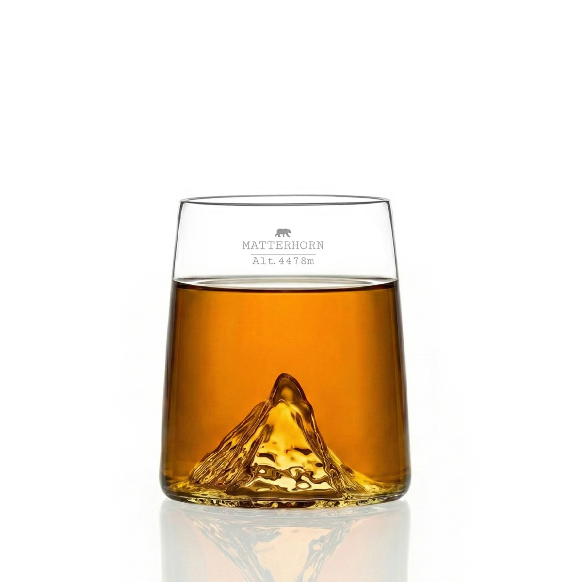 Coffret de 4 shooters topographic, everest, mont blanc, matterhorn, pic du midi - alaskan maker