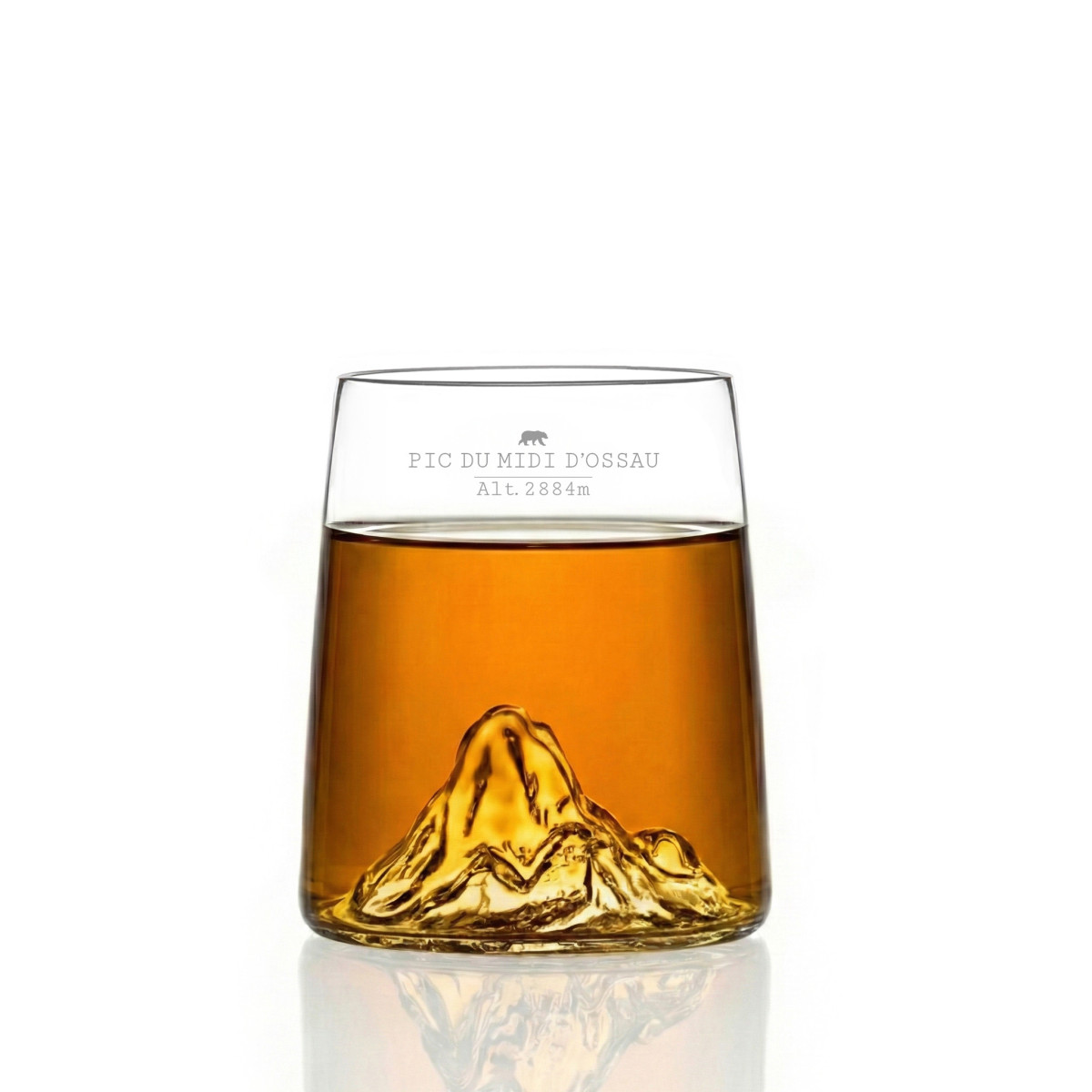 Coffret de 4 shooters topographic, everest, mont blanc, matterhorn, pic du midi - alaskan maker