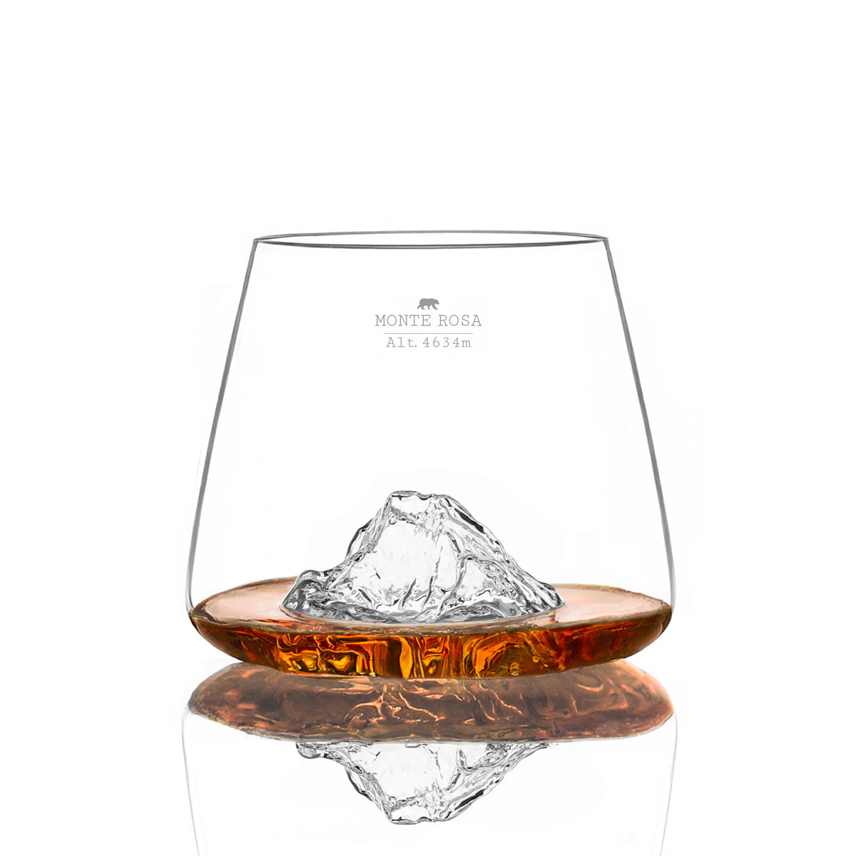 Set de 2 verres tre cime di lavaredo et mont rosa topographic - alaskan maker
