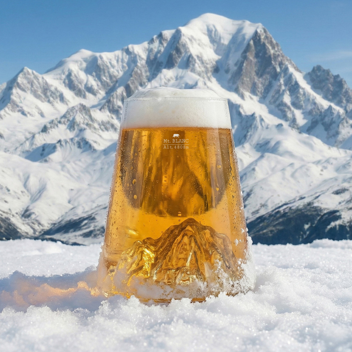 Verre long drink - mont blanc - alaskan maker