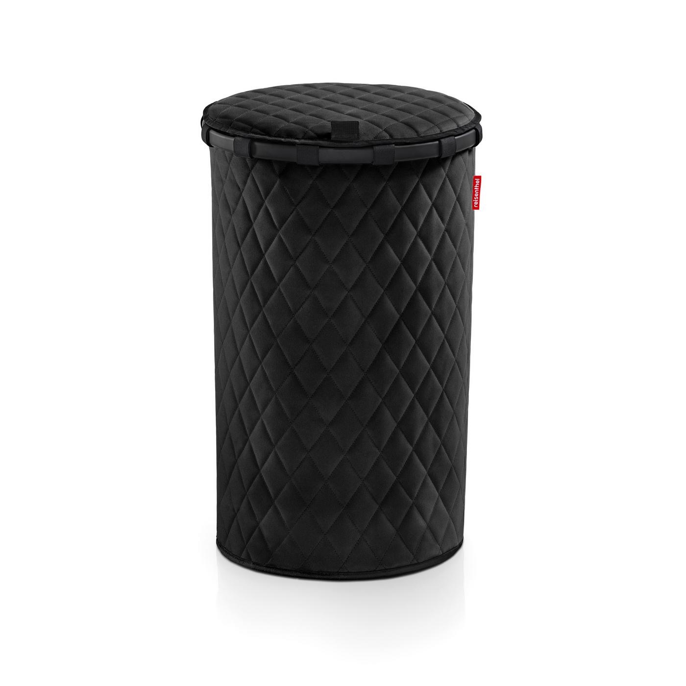 Couvercle pour panier à linge homebasket cover l ou m rhombus black - reisenthel