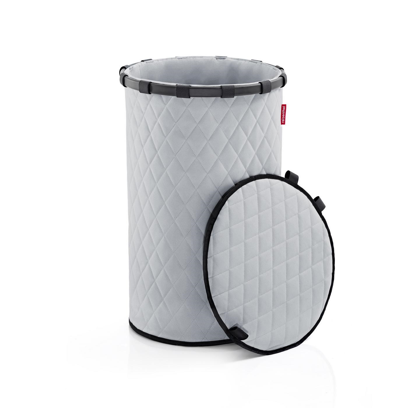 Couvercle pour panier à linge homebasket cover l ou m rhombus light grey - reisenthel