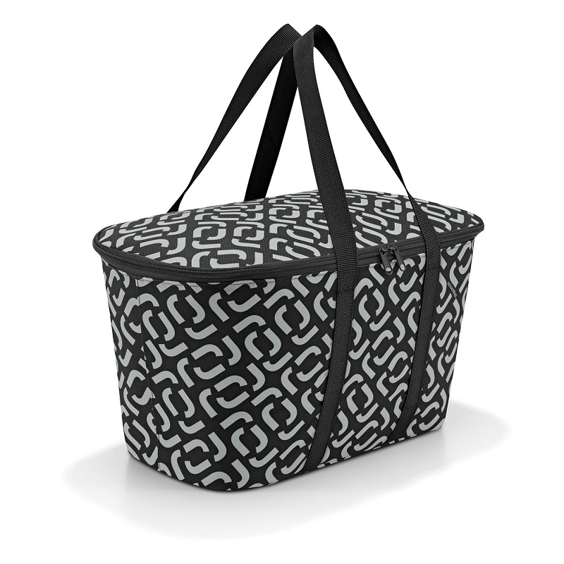 Coolerbag signature black sac isotherme pour carrybag - reisenthel