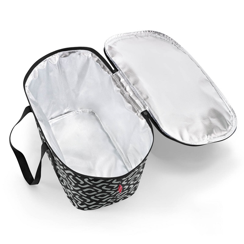 Coolerbag signature black sac isotherme pour carrybag - reisenthel