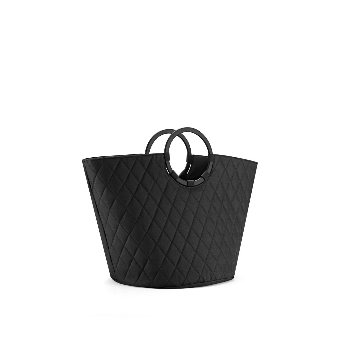 Panier à linge loophome s frame rhombus black - reisenthel