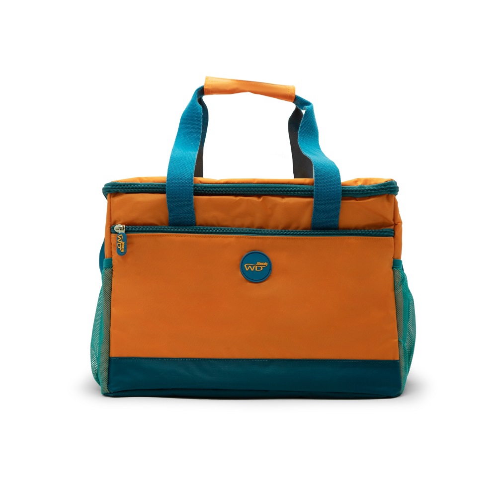 Sac isotherme modèle cabas 25l couleur orange pétrole - wd lifestyle