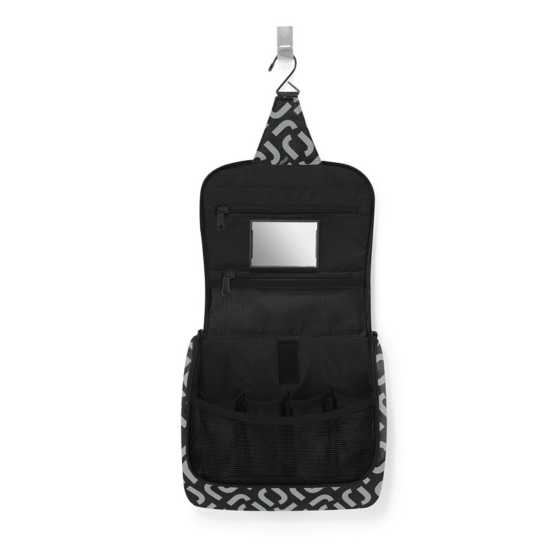 Toiletbag signature black trousse de toilette a suspendre - reisenthel