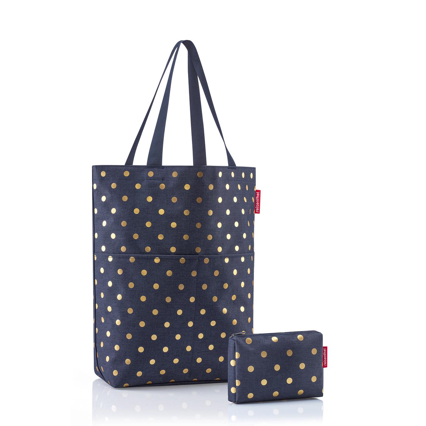 Cityshopper 2 duo metallic dots blue - reisenthel