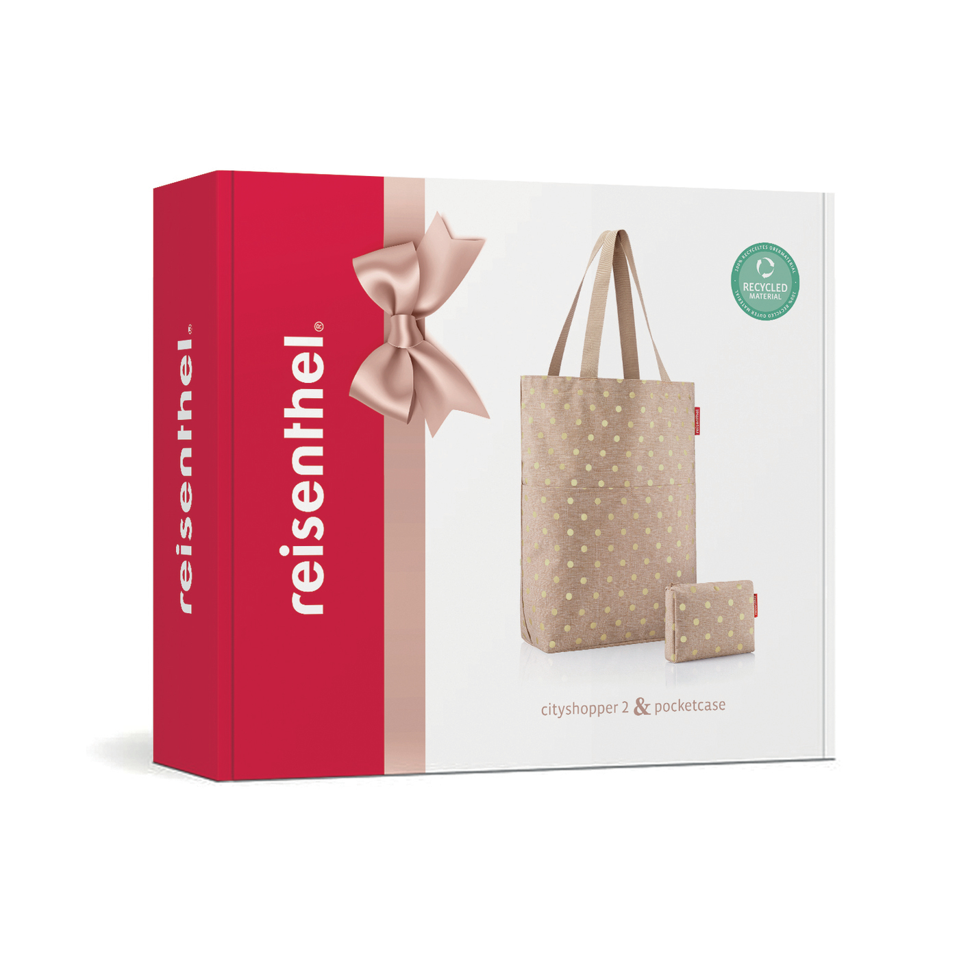 Cityshopper 2 duo metallic dots coffee- reisenthel