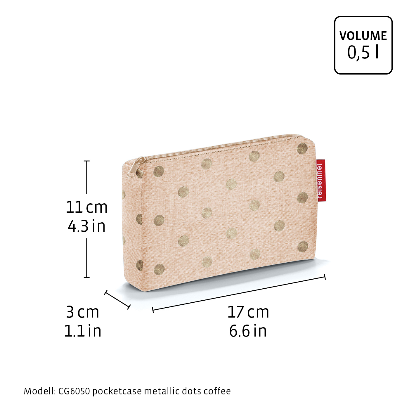 Cityshopper 2 duo metallic dots coffee- reisenthel