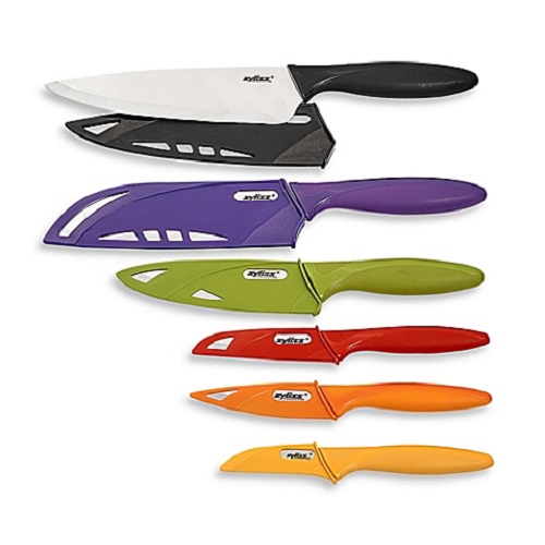 Coffret 6 couteaux de cuisine avec gaine de protection - zyliss