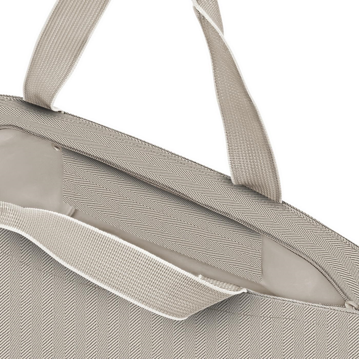 Shopper m herringbone sand sac shopping multi-usages - reisenthel