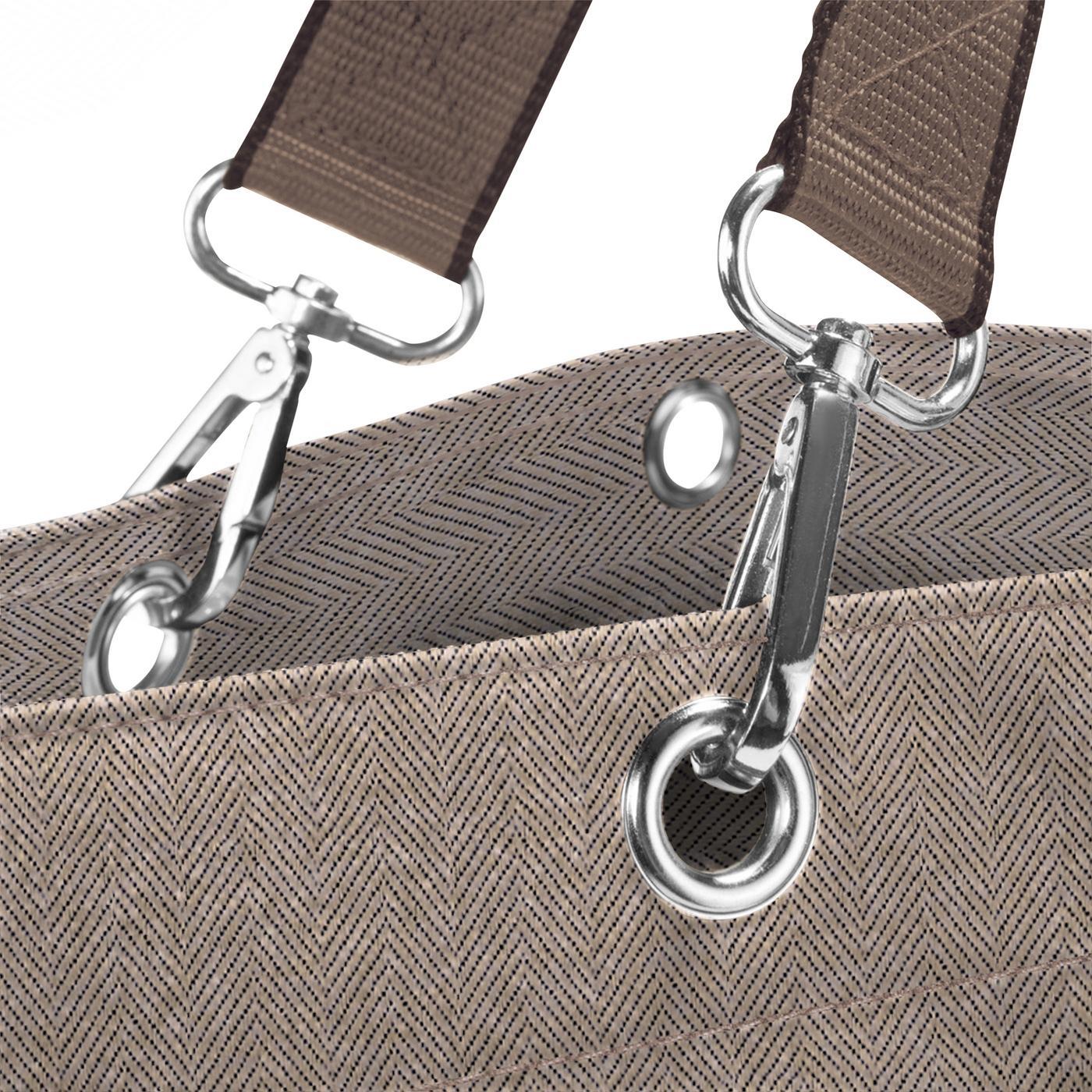 Shopper xl sac de plage herringbone mokka - reisenthel